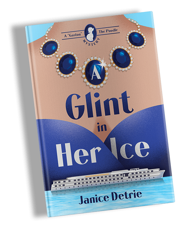 A glint in her ice book cover
