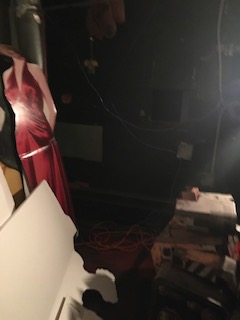 mannequin in red dress